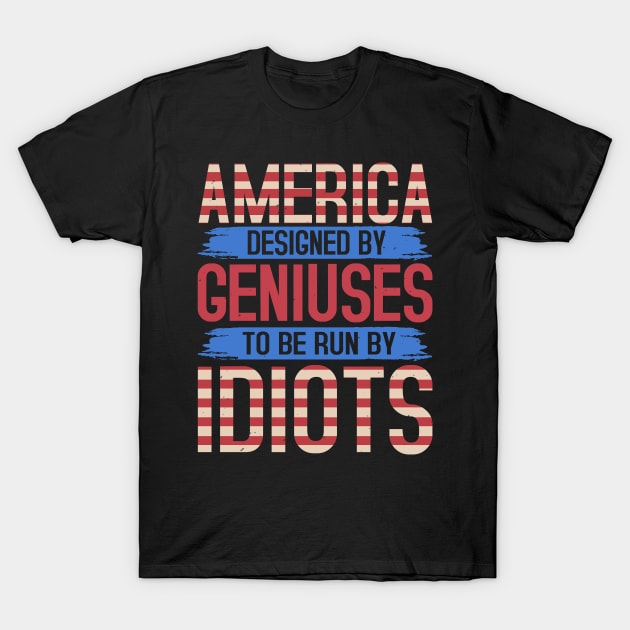 America T-Shirt by OSCAR BANKS ART